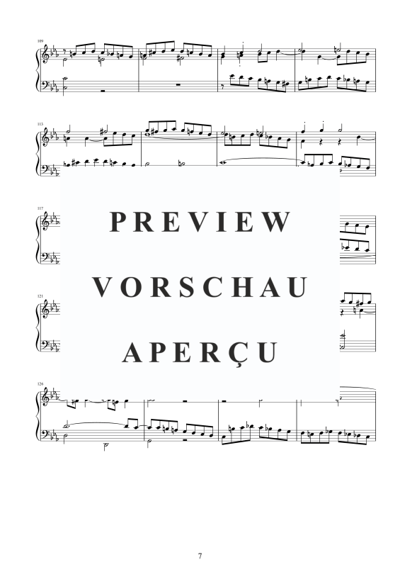 Produktgalerie: Seite 8 von 11 Fantasie und Fuge c-Moll BWV 537, , Klavier Solo
