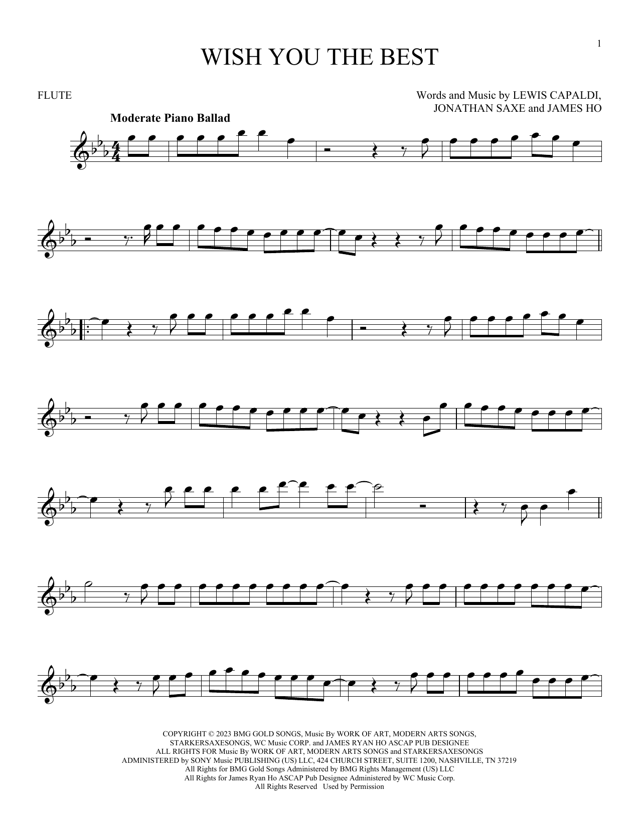 Product gallery: Page 1 of 1 Wish You The Best, Lewis Capaldi