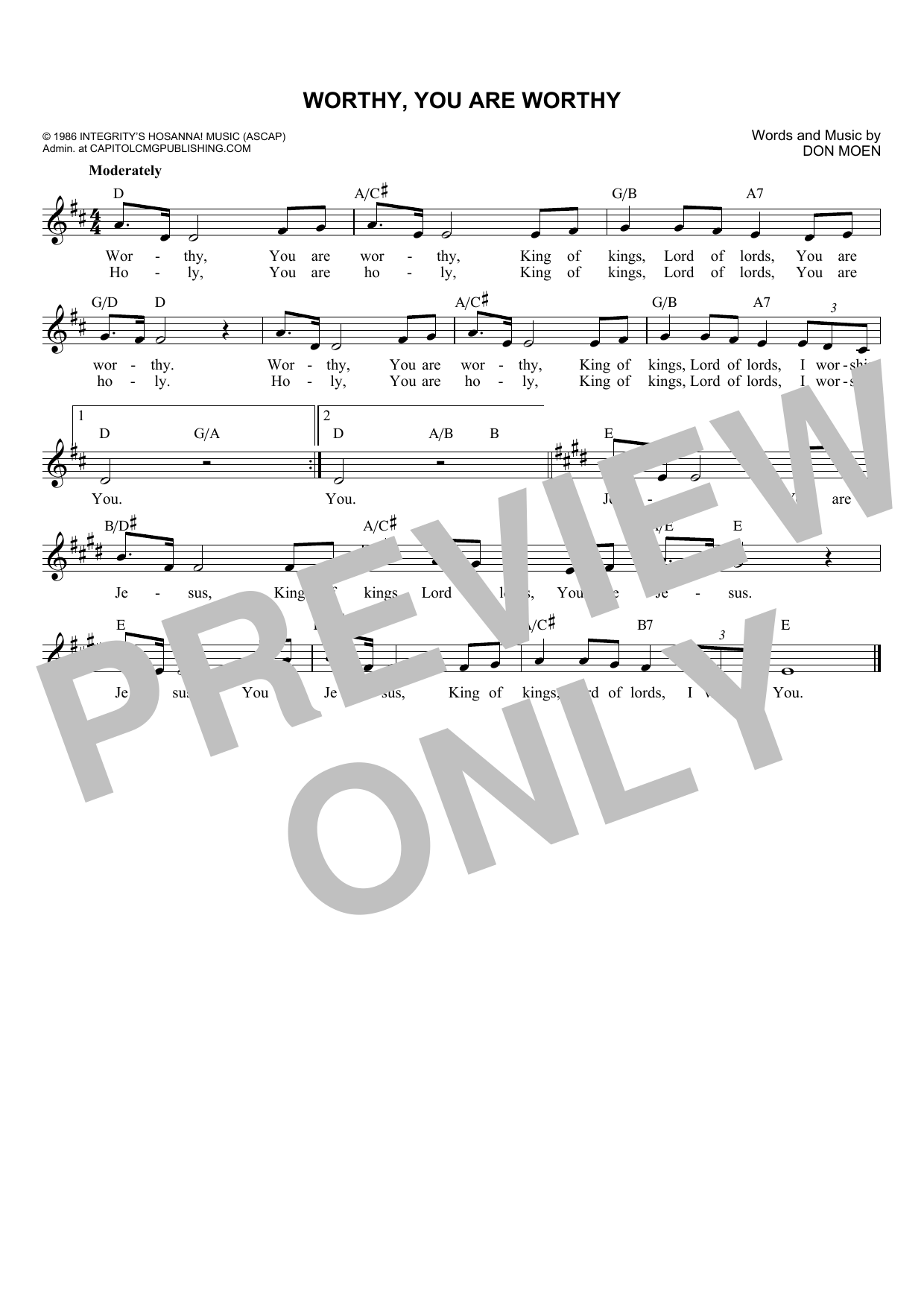 Produktbild zu: Worthy, You Are Worthy