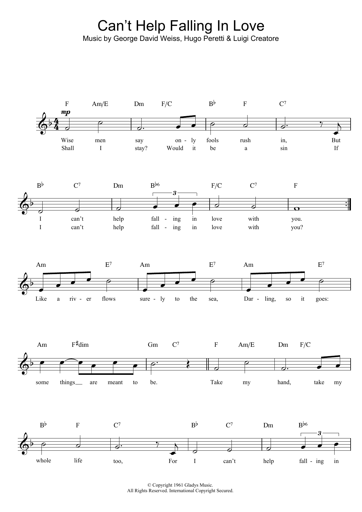 Produktgalerie: Seite 1 von 1 Can't Help Falling In Love, UB40