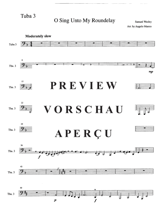 Product gallery: Page 19 of 20 O Sing Unto My Roundelay , , (Tuba Quintet EETTT)