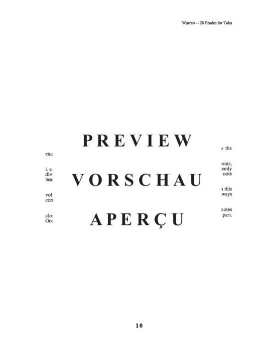 Product gallery: Page 18 of 21 Twenty Etudes and Four Duets , , (Tuba Solo)