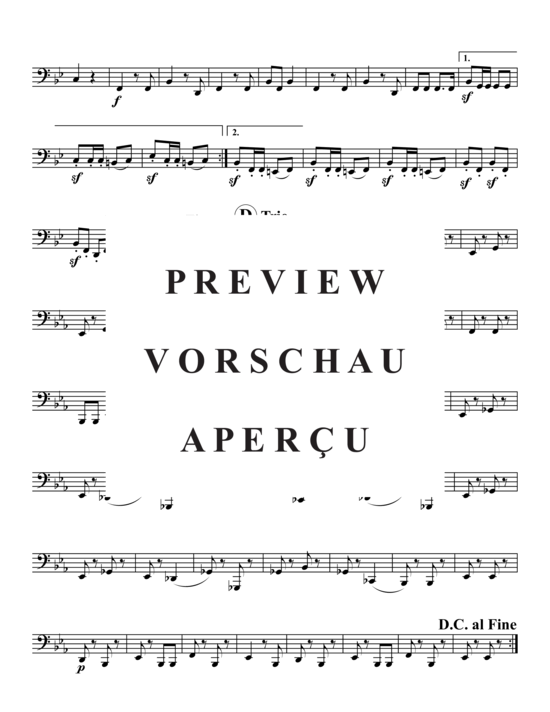 Product gallery: Page 16 of 16 Militär-Marsch , , (2x Baritone, 2x Tuba)