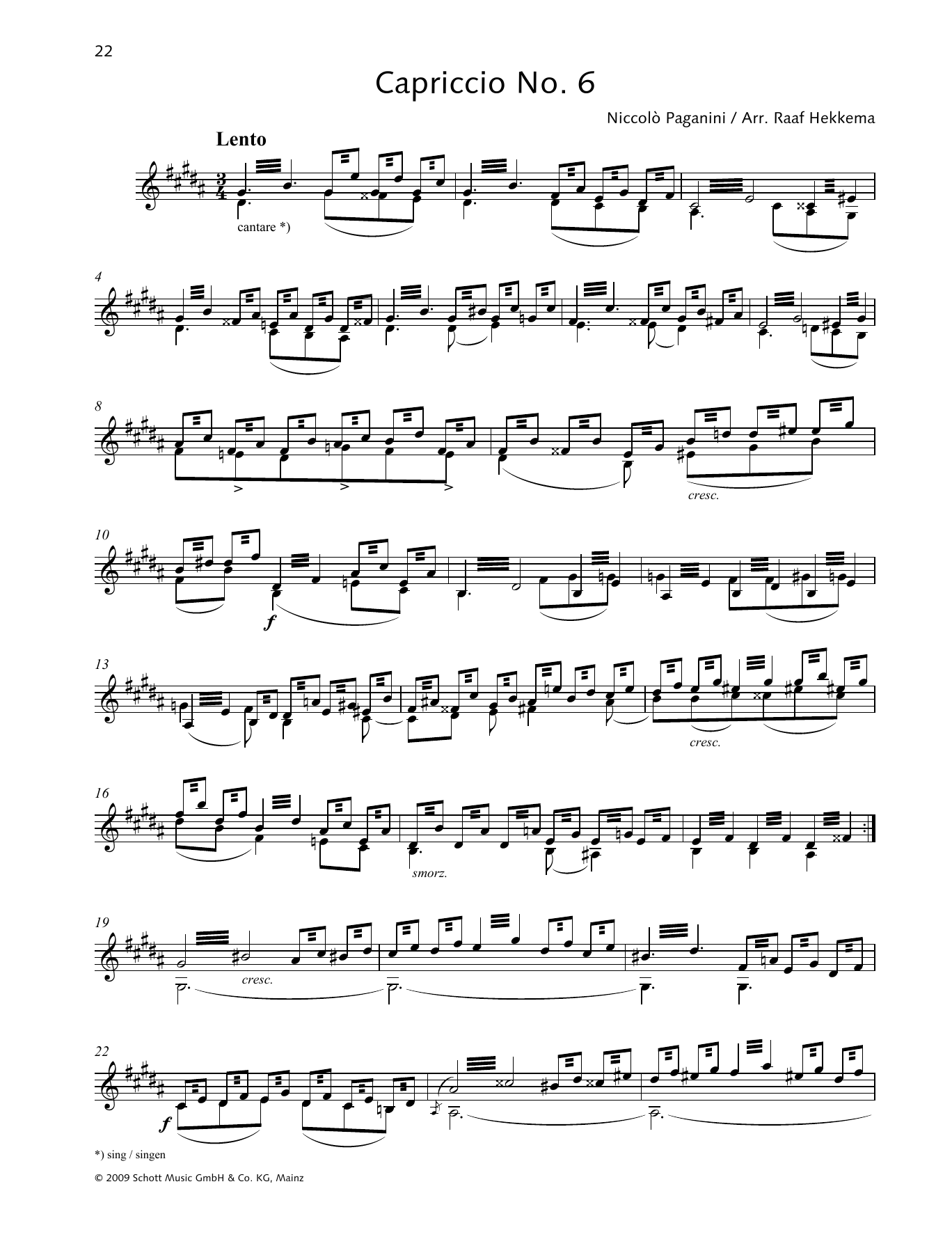 Product picture to: Capriccio No. 6