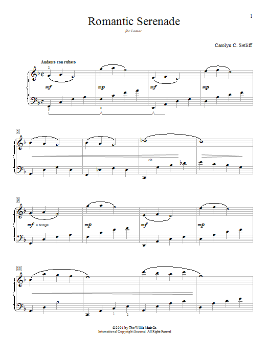 Produktbild zu: Romantic Serenade