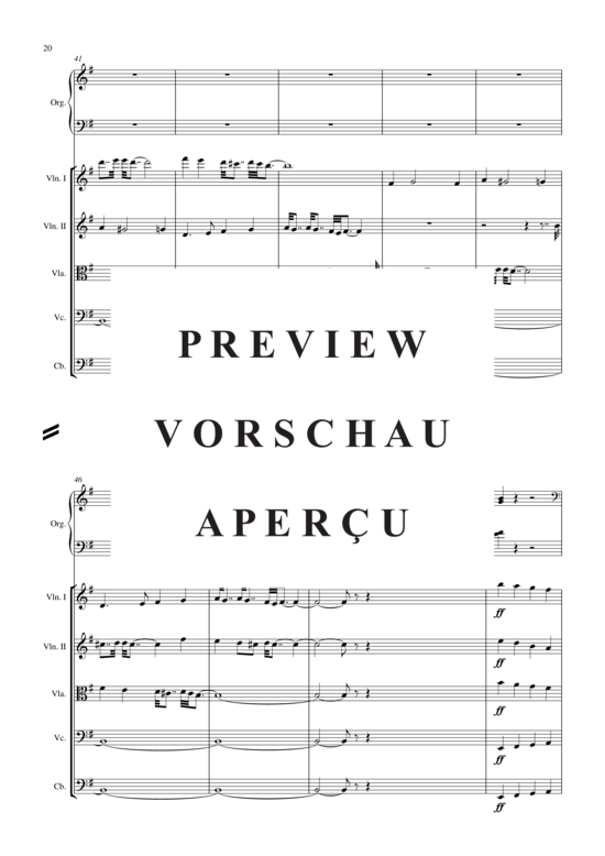 Product gallery: Page 21 of 21 Concerto for Portatif Orgue et Strings , , (string orchestra)