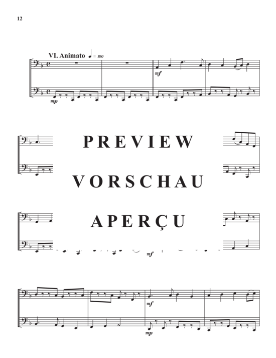 Product gallery: Page 14 of 21 12 Easy Duets for Tubas , , (Tuba Duet)