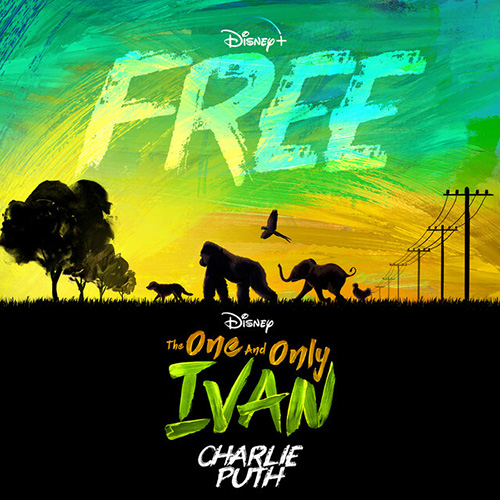 cover: Free (from Disney's The One And Only Ivan), Charlie Puth, Gesang, Gitarre, Klavier