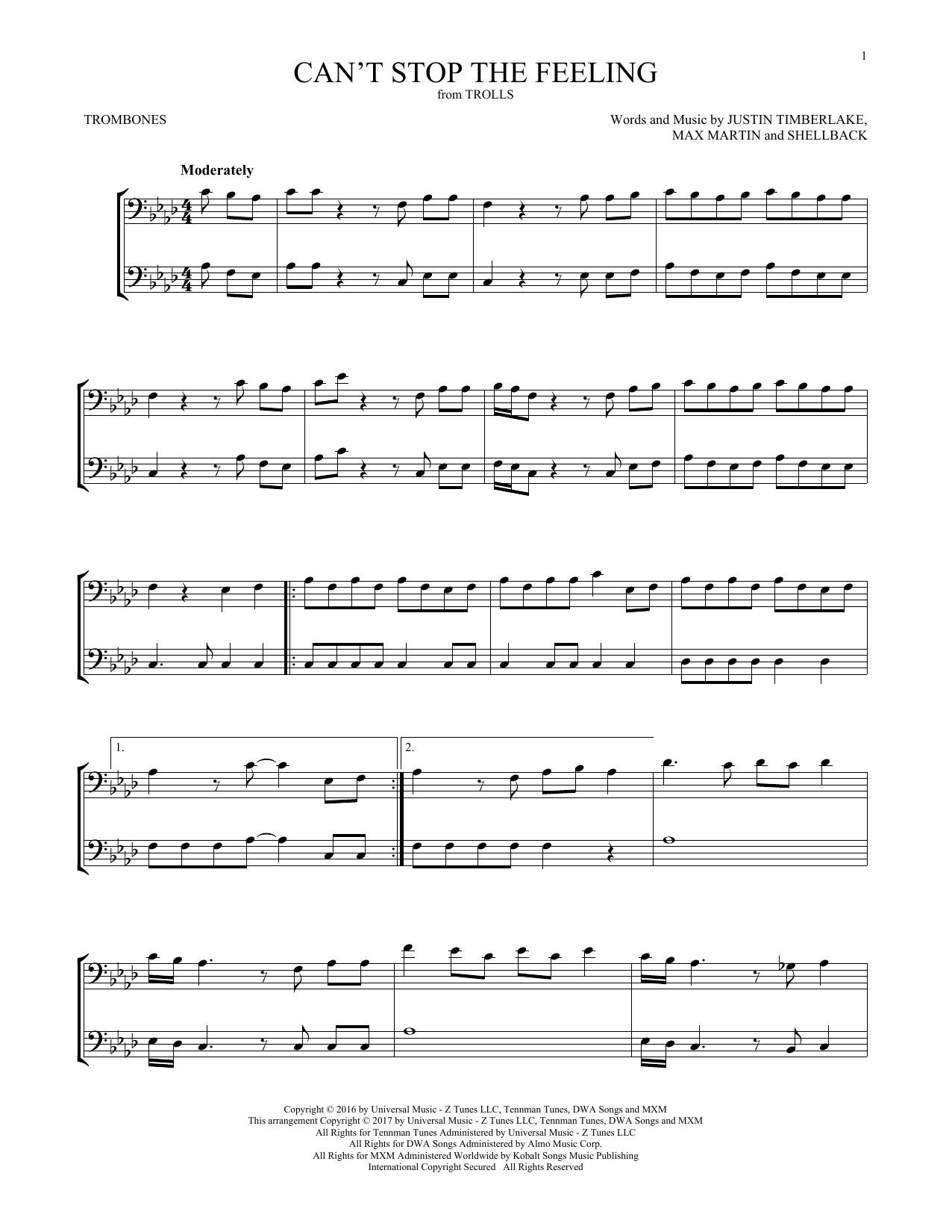 Product gallery: Page 1 of 1 Can't Stop The Feeling, Justin Timberlake