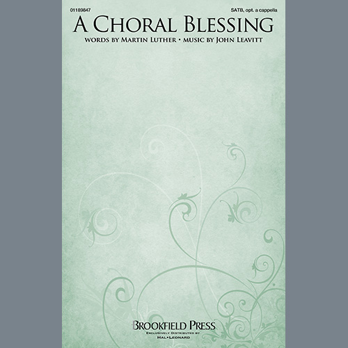 cover: A Choral Blessing, John Leavitt