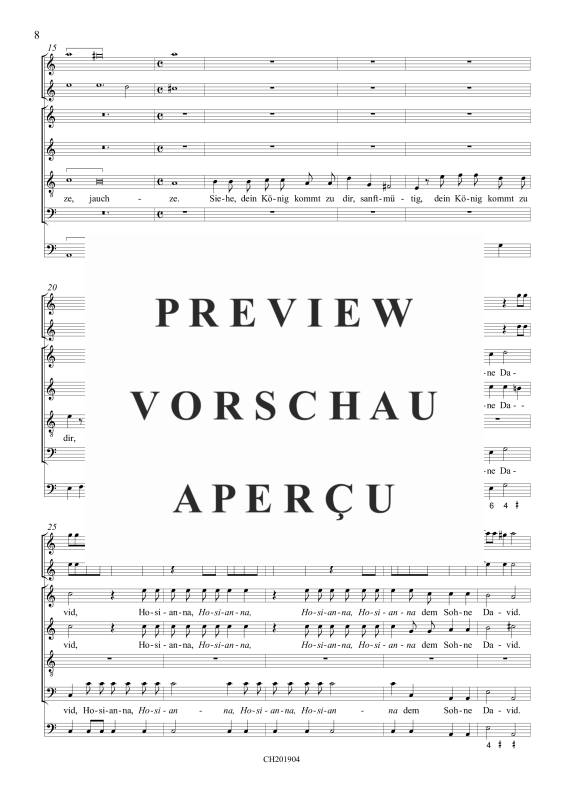 Produktgalerie: Seite 11 von 11 Musikalische Gespräche über die Evangelia - von Advent bis Pfingsten, , (Gemischter Chor, Instrumente, Basso Continuo)