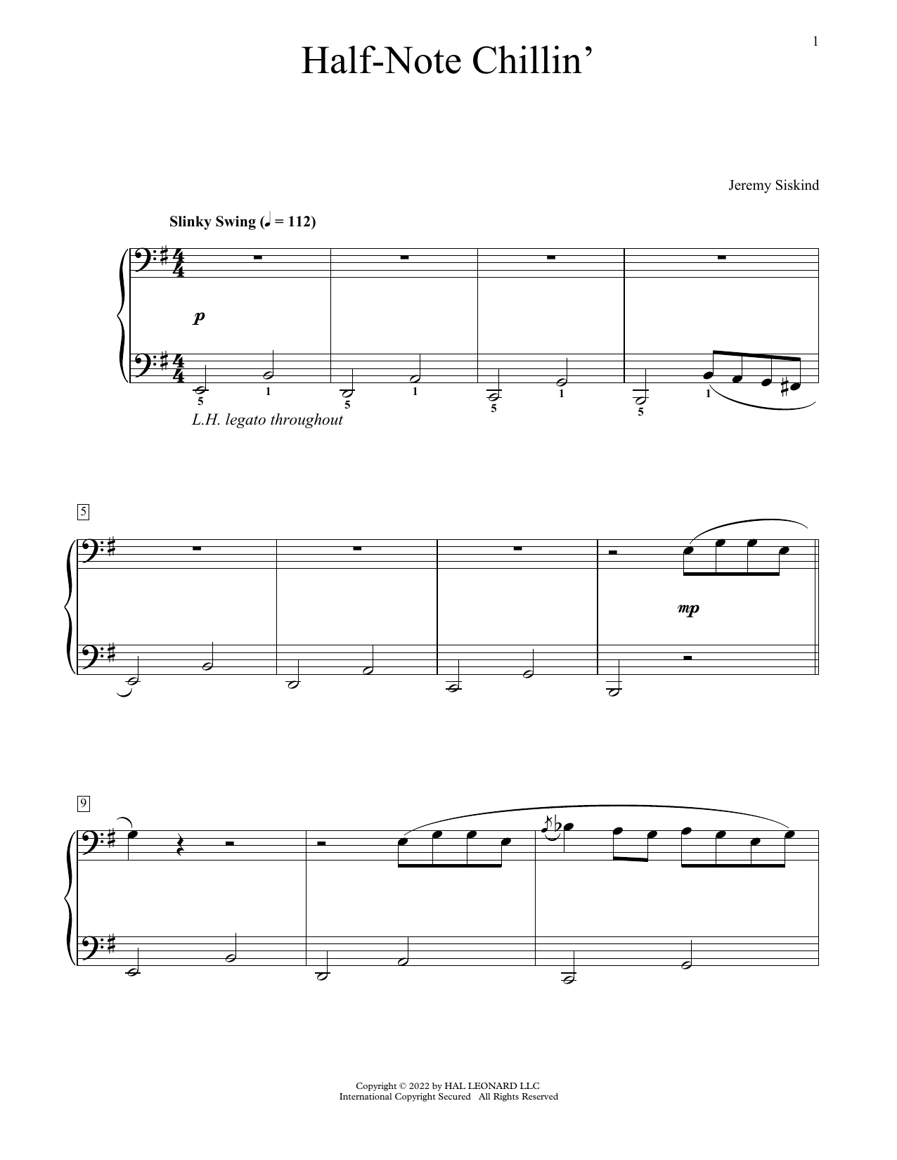 Produktbild zu: Half-Note Chillin'