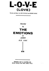 cover: L-O-V-E (Love), The Emotions, Gesang, Gitarre, Klavier