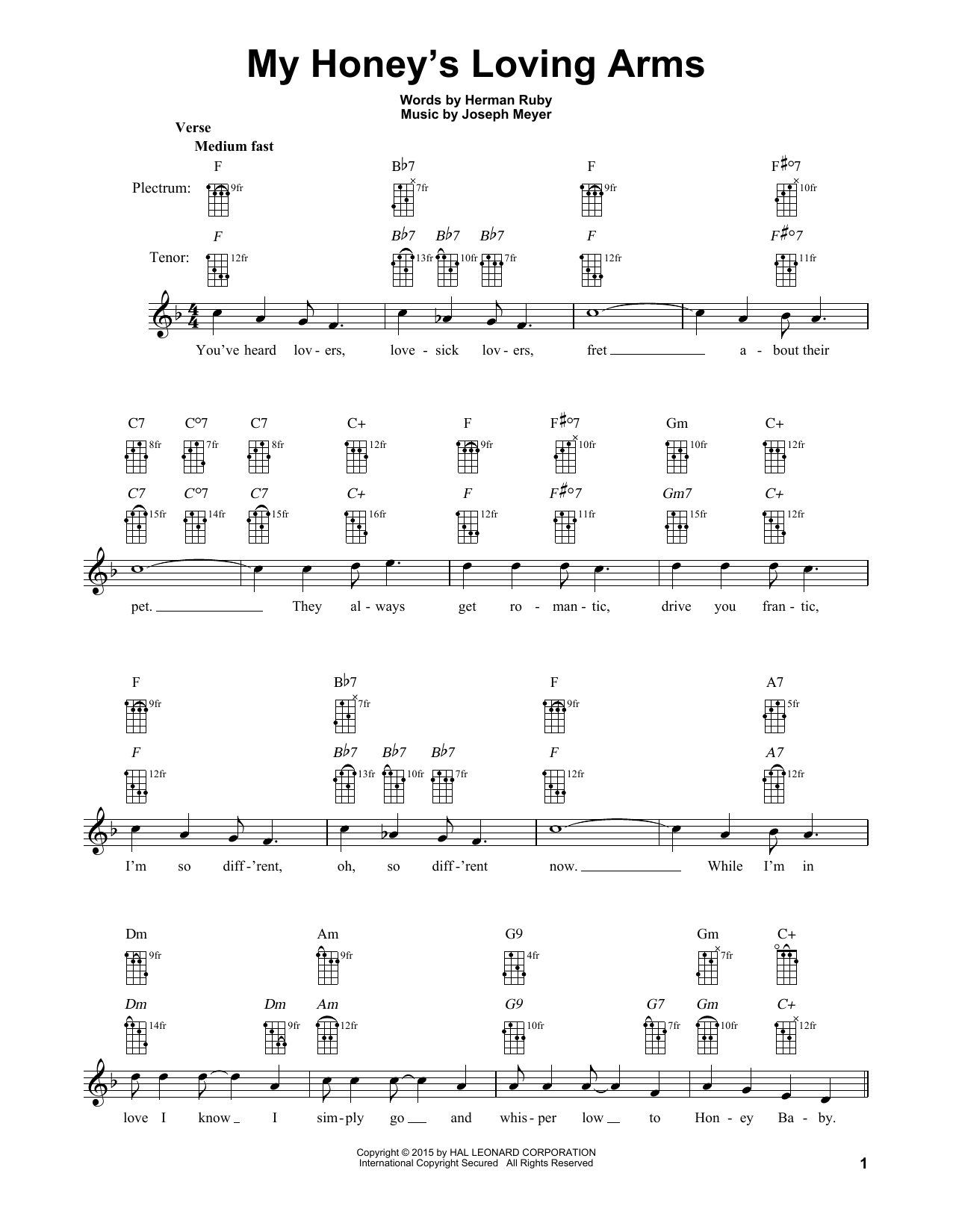 Produktgalerie: Seite 1 von 1 My Honey's Loving Arms, Joseph Meyer, Banjo