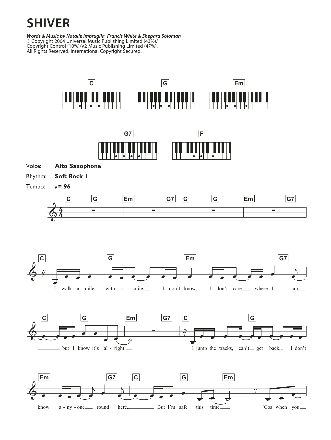 Produktbild zu:  Shiver - Natalie Imbruglia