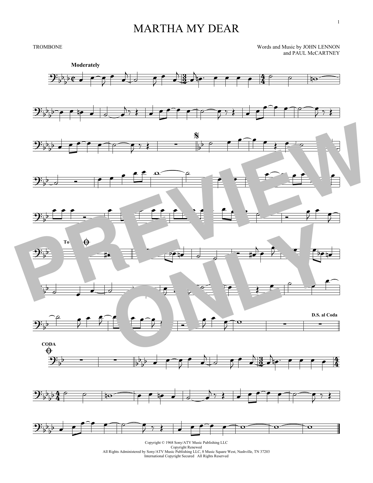 Product gallery: Page 1 of 1 Martha My Dear, The Beatles