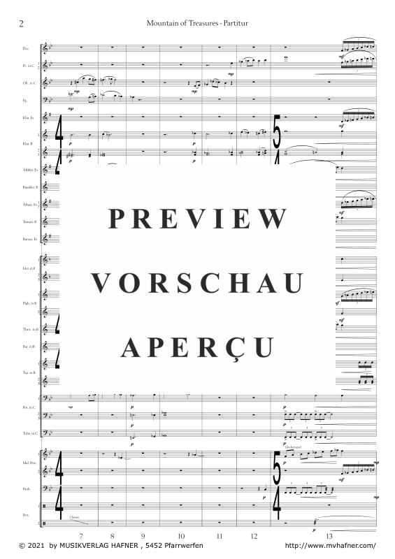 gallery: Mountain of Treasures, , (large wind orchestra)