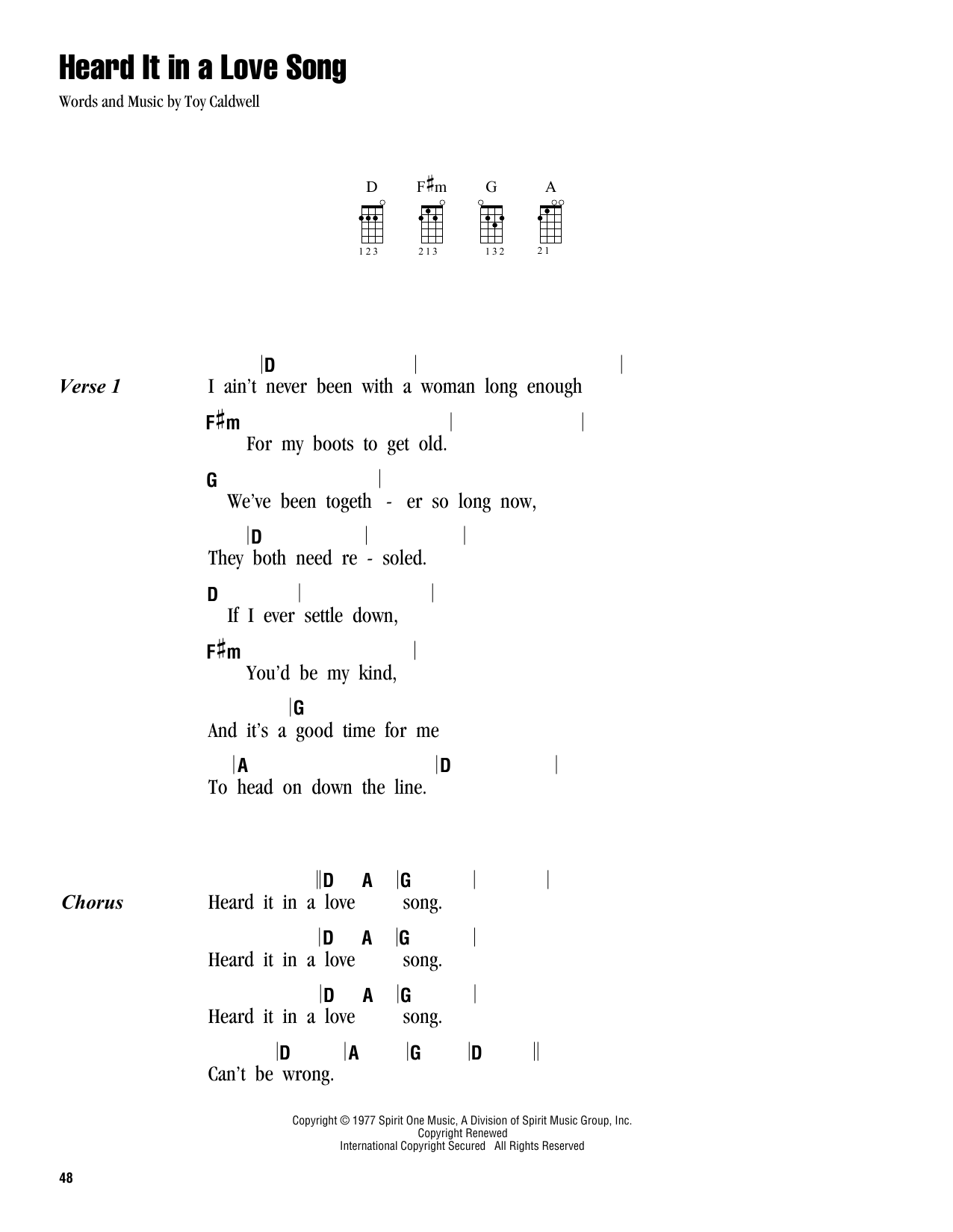 Product gallery: Page 1 of 1 Heard It In A Love Song, Marshall Tucker Band