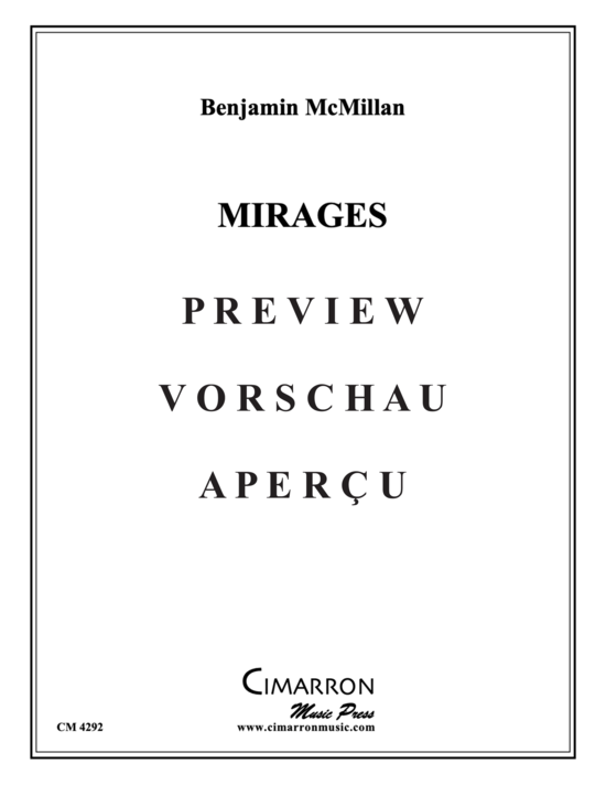 Produktgalerie: Seite 2 von 10 Mirages , , (Euphonium, Tuba + Electronics)