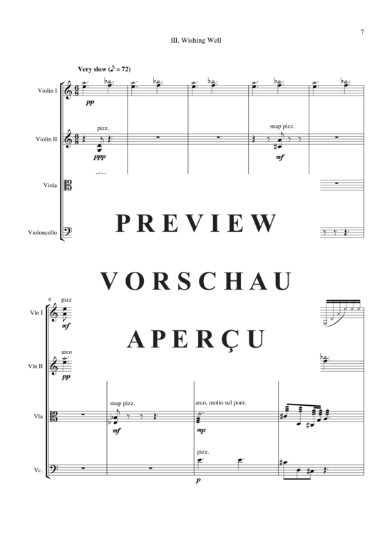 Produktgalerie: Seite 8 von 21 Four Aphoristic Inventions , , (Streicherquartett)