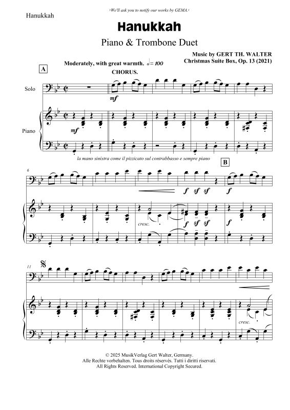 Produktbild zu: HanukkahGert Th. Walter