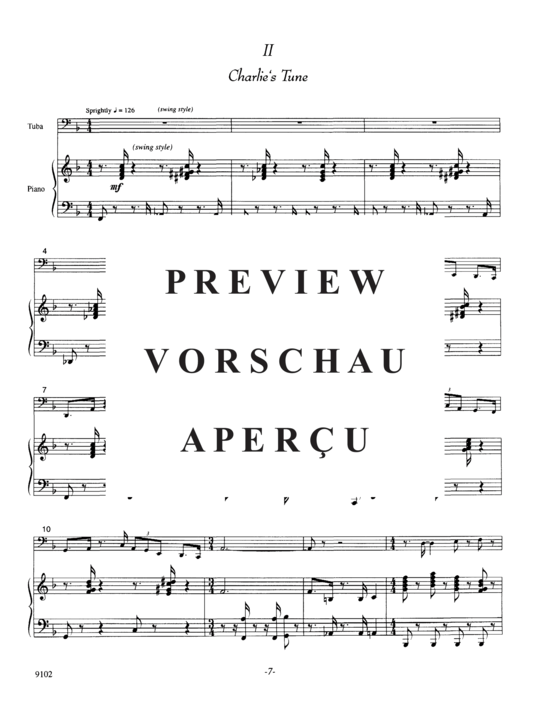 Product gallery: Page 9 of 21 Three Songs for Tuba , , (tuba + piano)