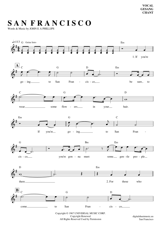 Produktbild zu: San FranciscoScott McKenzie