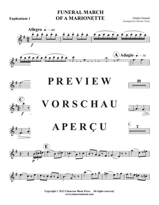 Product gallery: Page 16 of 21 Funeral March of a Marionette , , (Tuba Ensemble)