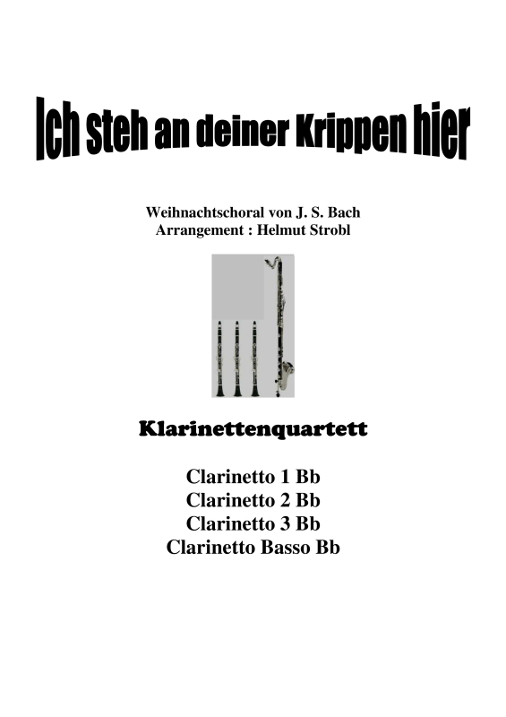 Produktbild zu: Ich steh an deiner Krippen hier