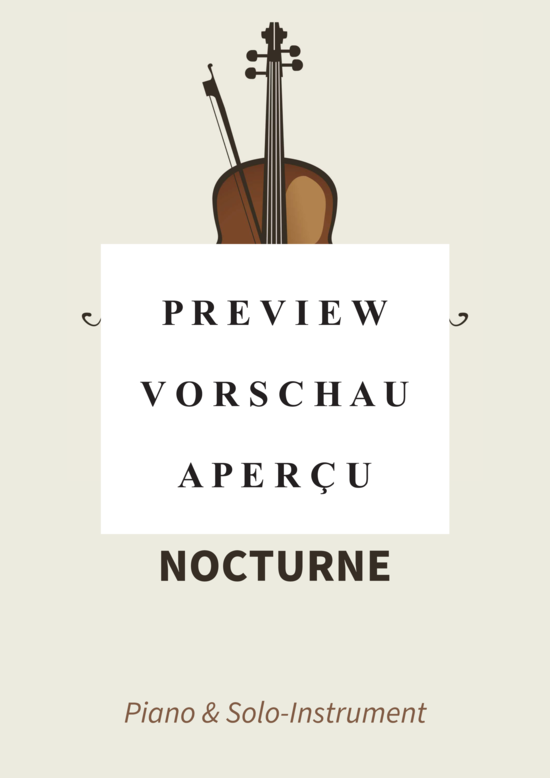 gallery: Nocturne - pour piano & violon , , (Violine/Querflöte + Klavier)