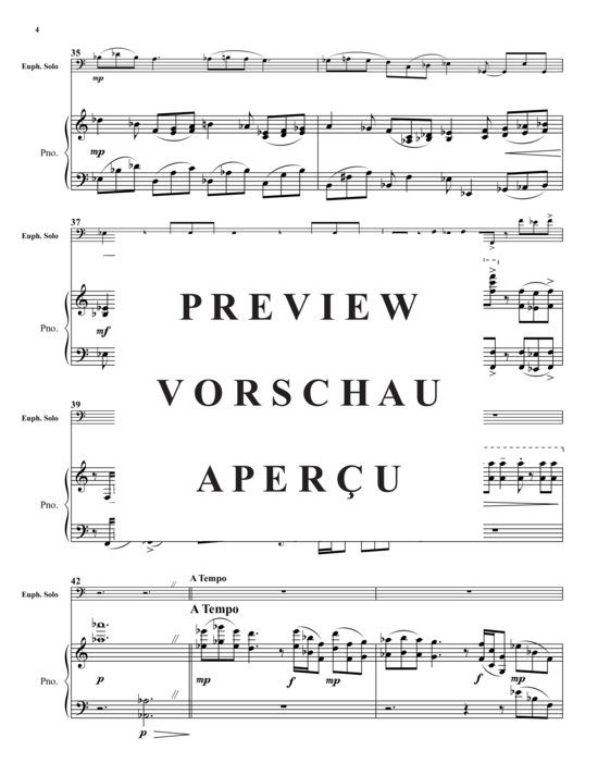 Product gallery: Page 5 of 20 Euphonium Sketches , , (baritone/pos + piano)