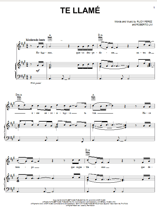 Produktgalerie: Seite 1 von 1 Te Llamé, Cristian, Gesang, Gitarre, Klavier