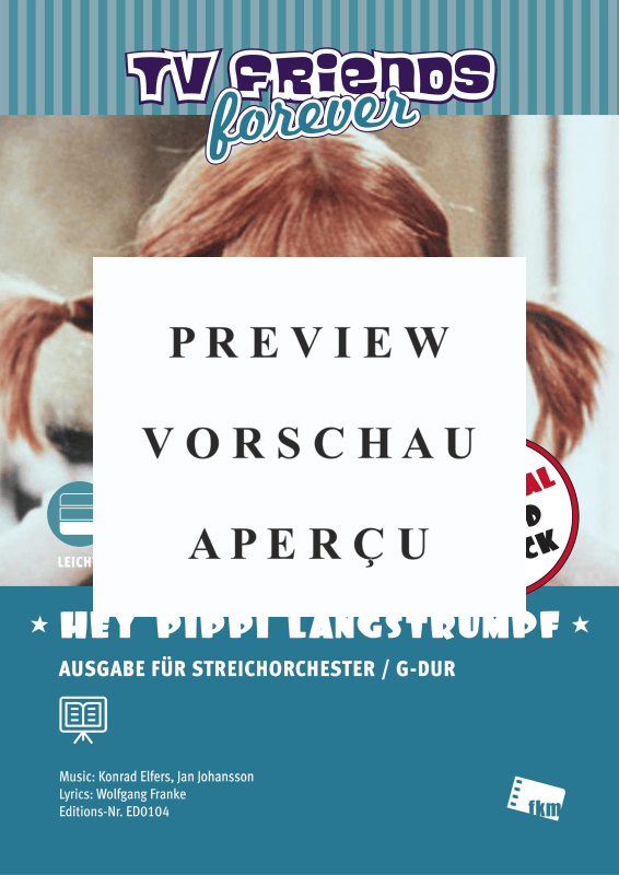 Produktgalerie: Seite 2 von 11 Pippi Langstrumpf, , Streichorchester - G-Dur