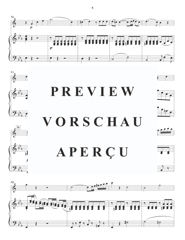 Product gallery: Page 8 of 11 Horn Concerto, K.V. 495 (No. 4), , Horn In F and Piano