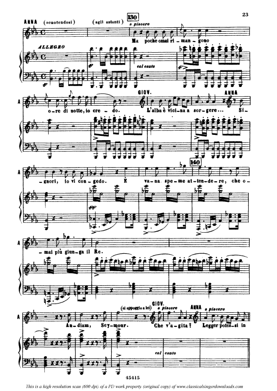 Produktbild zu: Non v ha sguardo cui sia datoGaetano Donizetti