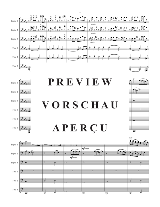 Product gallery: Page 9 of 21 Impromptu 1 , , (3x Baritone, 3x Tuba)