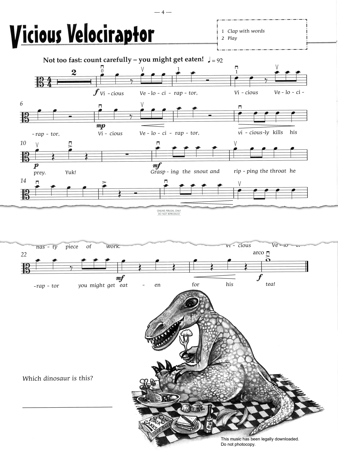 Product gallery: Page 1 of 1 Vicious Velociraptor, Pam Wedgwood