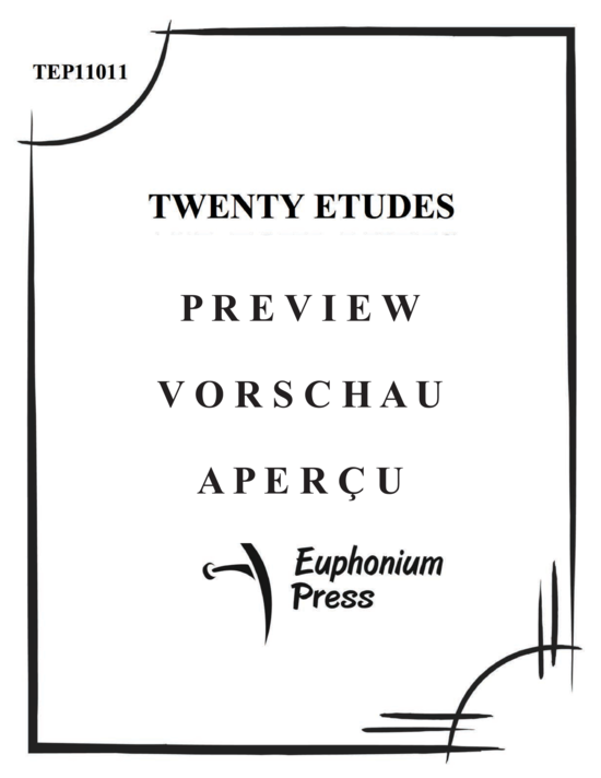 Product gallery: Page 2 of 21 Twenty Etudes and Four Duets , , (Tuba Solo)