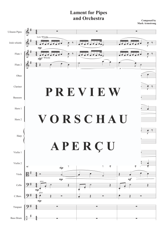 Produktgalerie: Seite 4 von 11 Lament for Pipes, , Uilleann Dudelsäcke und Orchester