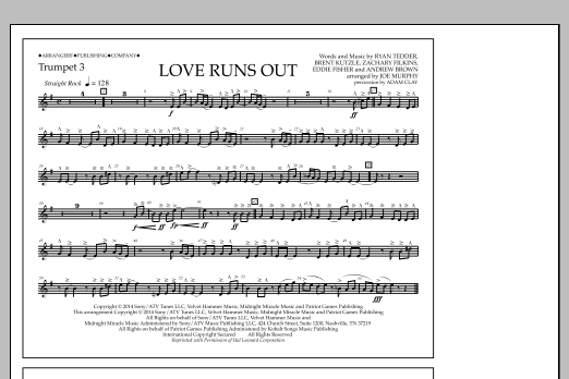 Product picture to: Love Runs Out - Trumpet 3