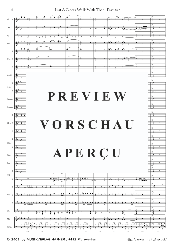 Product gallery: Page 8 of 11 Just A Closer Walk With Thee, , (large wind orchestra)