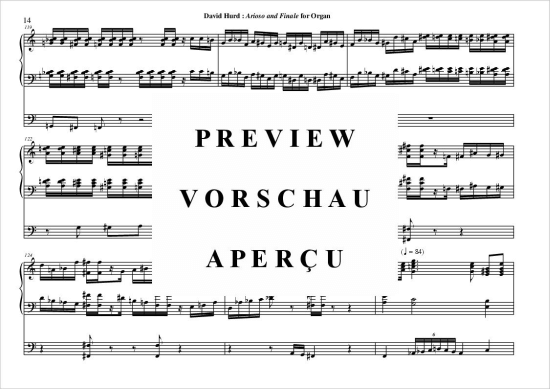 Product gallery: Page 15 of 17 Arioso and Finale , , (Orgel Solo)