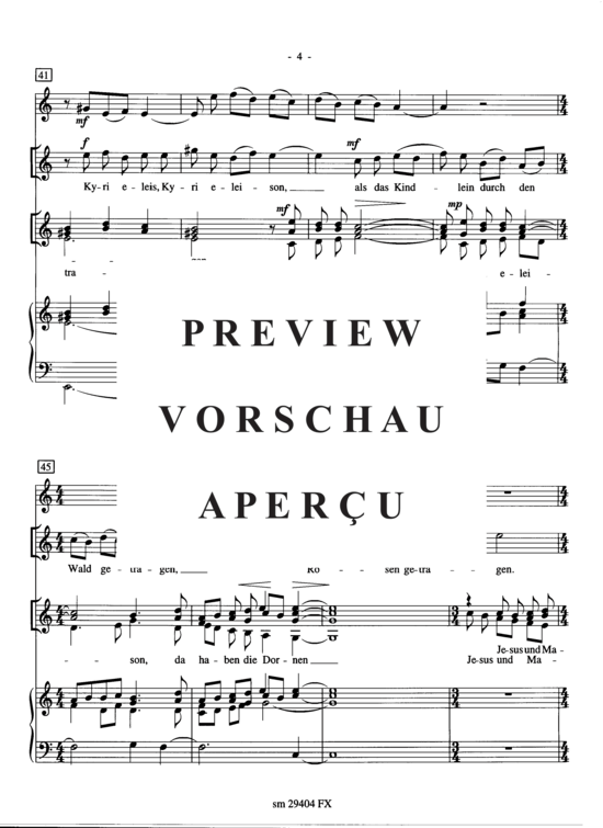 Product gallery: Page 6 of 7 Da haben die Dornen Rosen getragen , , (female choir, soprano solo, melody instrument + piano)