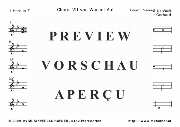 gallery: Choral VII - Wachet auf, , (Blechbläser Quintett)