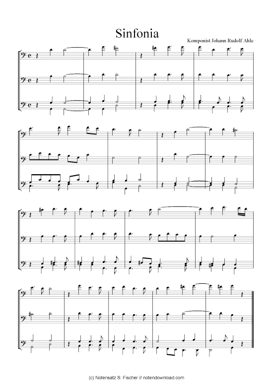 Produktbild zu: Sinfonia Johann Rudolf Ahle