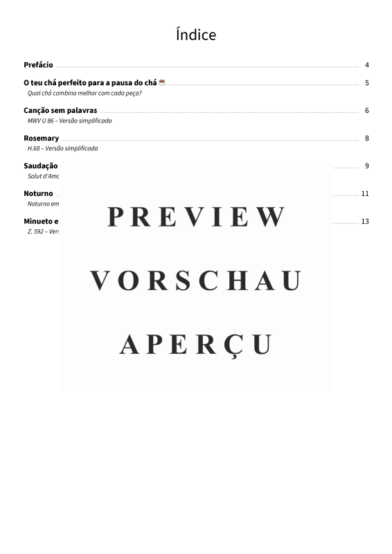Produktgalerie: Seite 5 von 11 Pausa para chá ao piano - Peças acolhedoras simplificadas para pausas curtas, , Klavier Solo