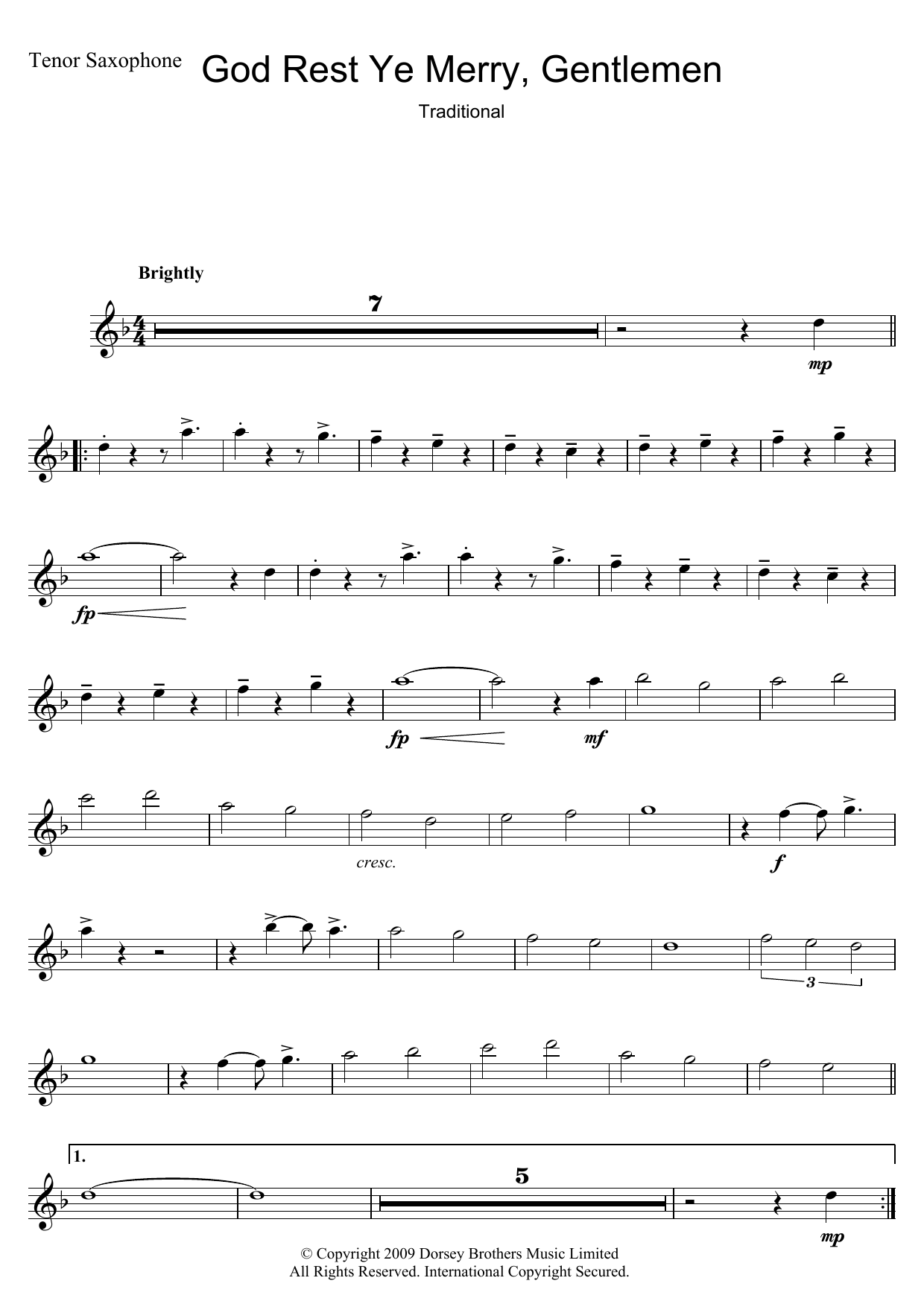 Product gallery: Page 1 of 1 God Rest Ye Merry, Gentlemen, Traditional Carol