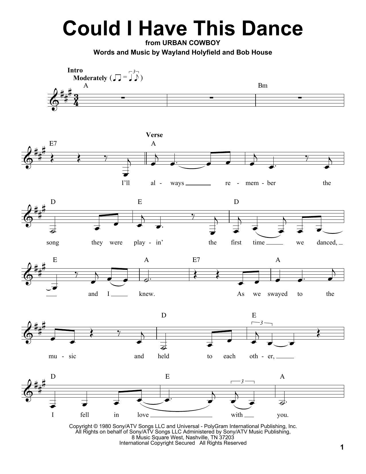 Produktbild zu: Could I Have This Dance