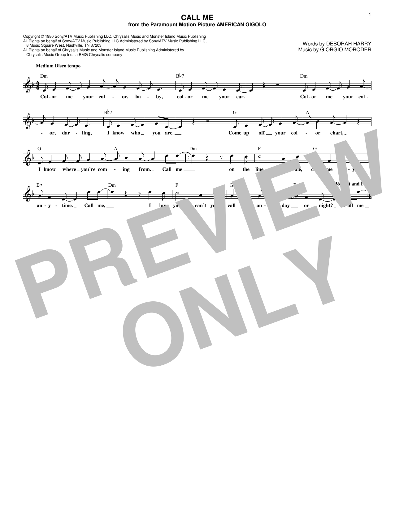 Produktbild zu: Call Me