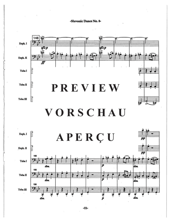 Product gallery: Page 15 of 21 Slavonic Dances Op. 46 No. 8 , , (Tuba Quartett EETT)